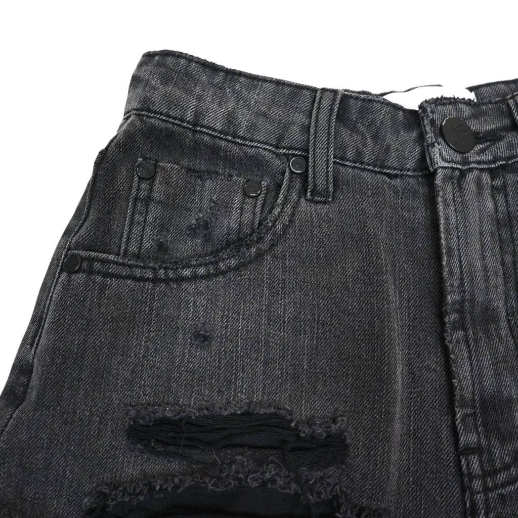 One Teaspoon Women's 25 High Waist Bandits Jean Shorts - Image 3