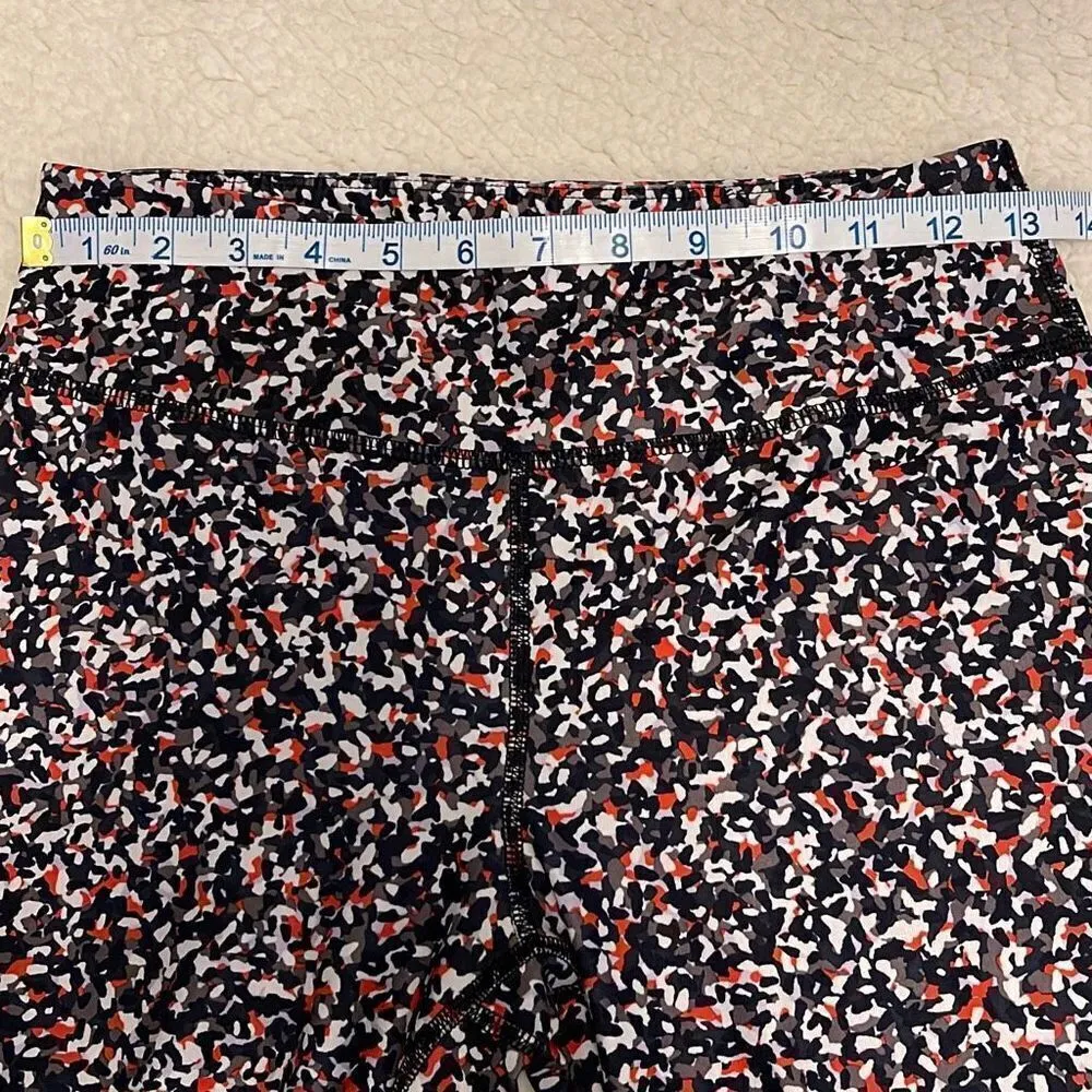 Joy‎ Lab Athletic Leggings.Size Medium. Red/Black/White Confetti Red - Image 6