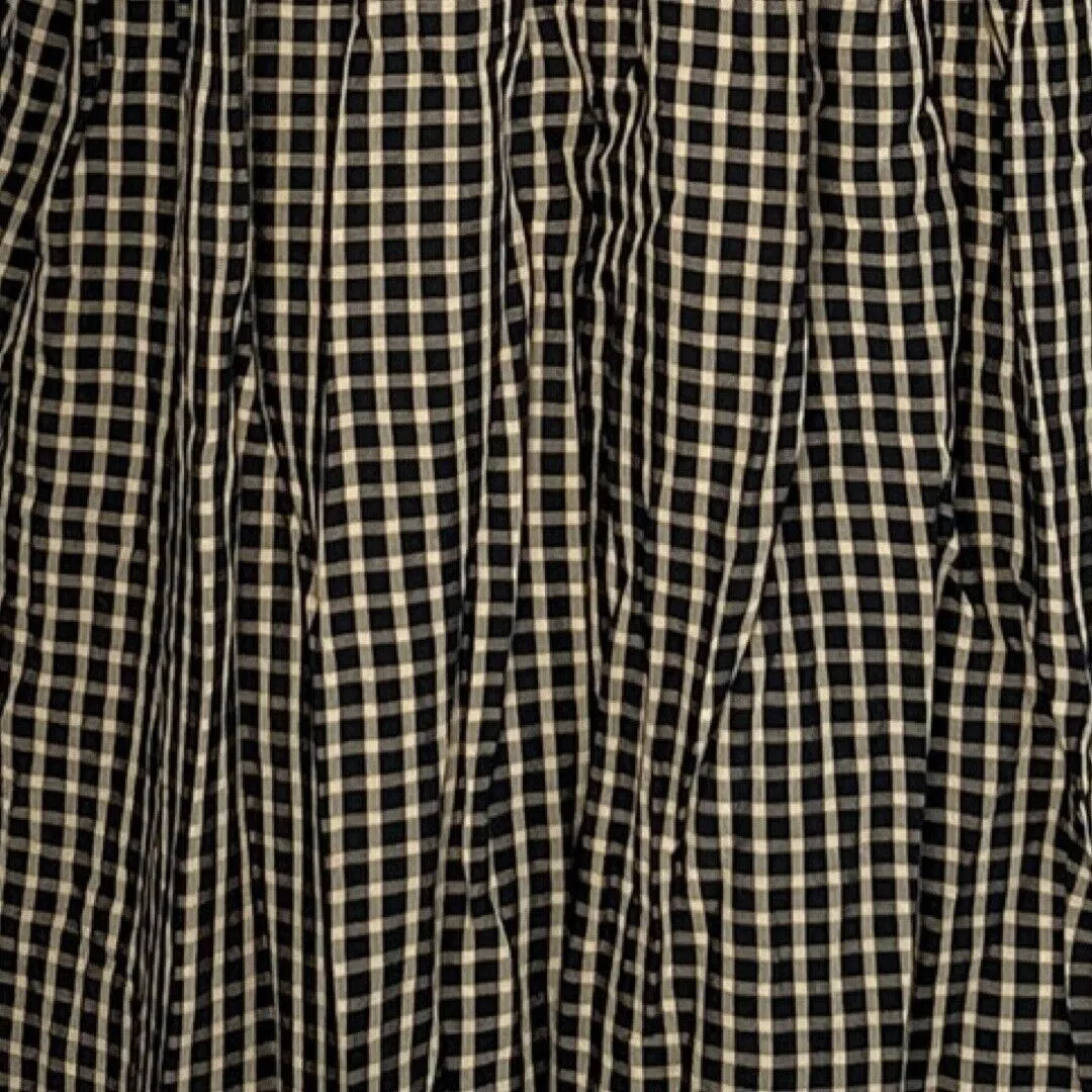 J. Jill Dress Womens Small Black Brown Plaid Purejill Casual Office‎ Bohemian - Image 6