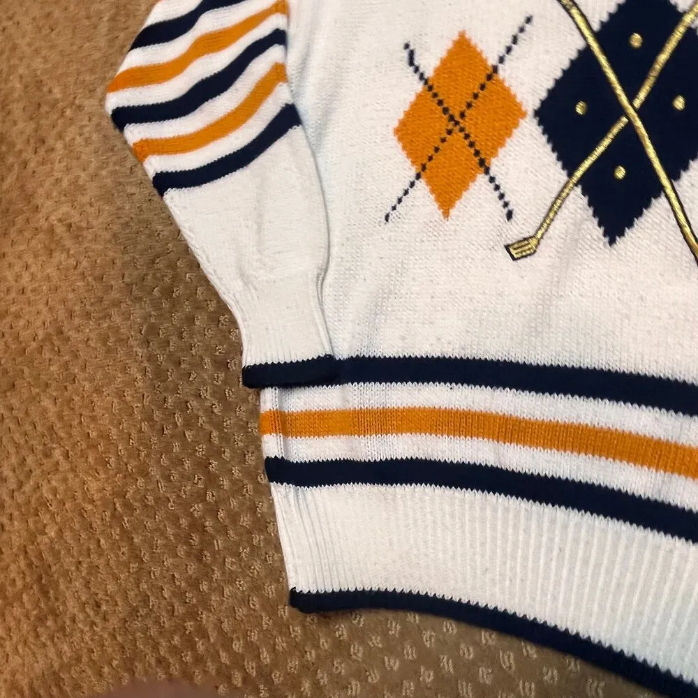 VTG Quantum 80s Golf Argyle V - Image 6