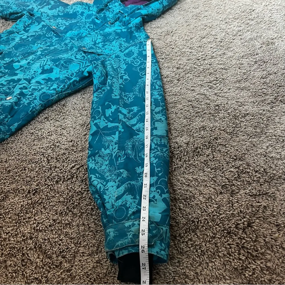 RARE Oakley turquoise and teal thermolite Snowboard Ski jacket women’s XS - Image 12