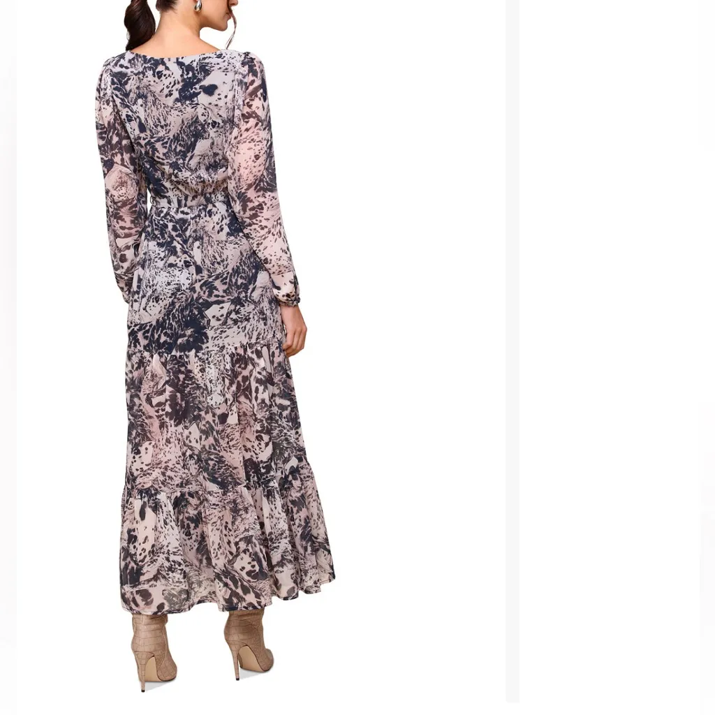 Alec les filles NWT printed wild horses maxi dress 4 S - Image 8