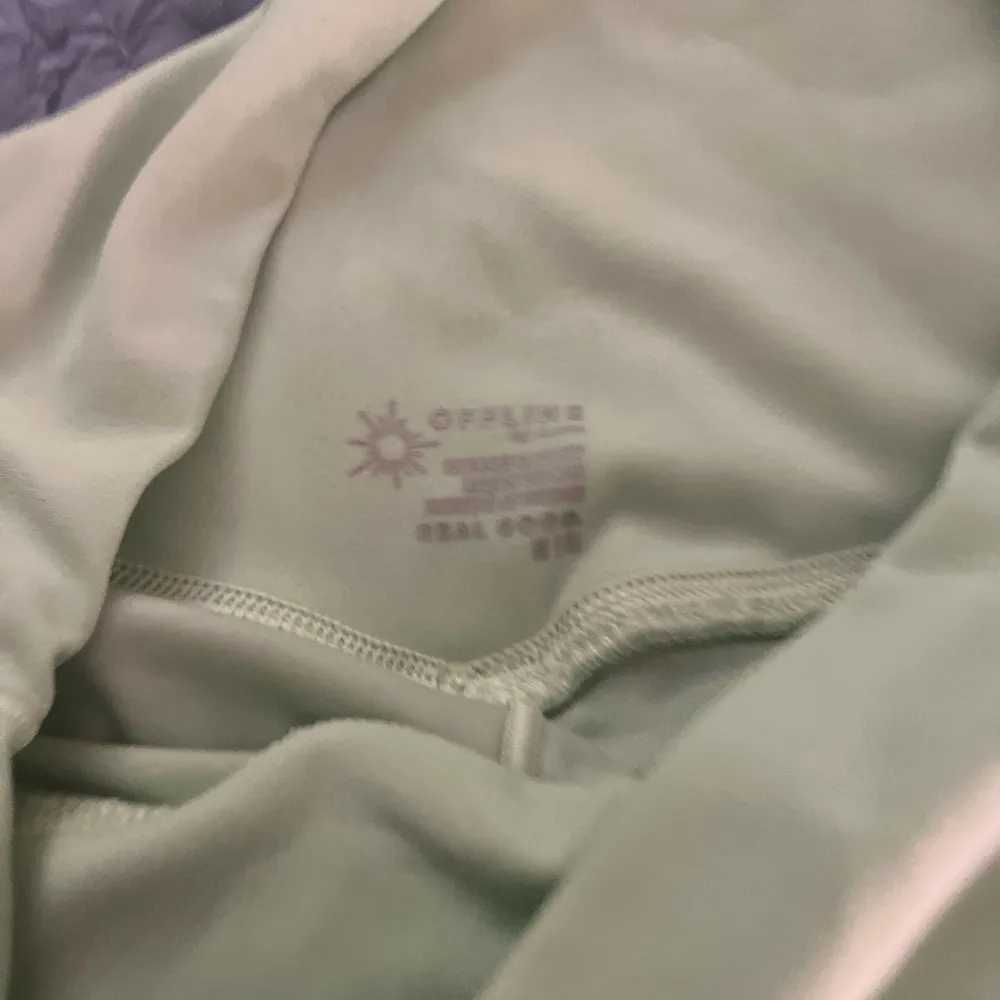 Aerie Lime Green Ruffled Skort size medium - Image 2