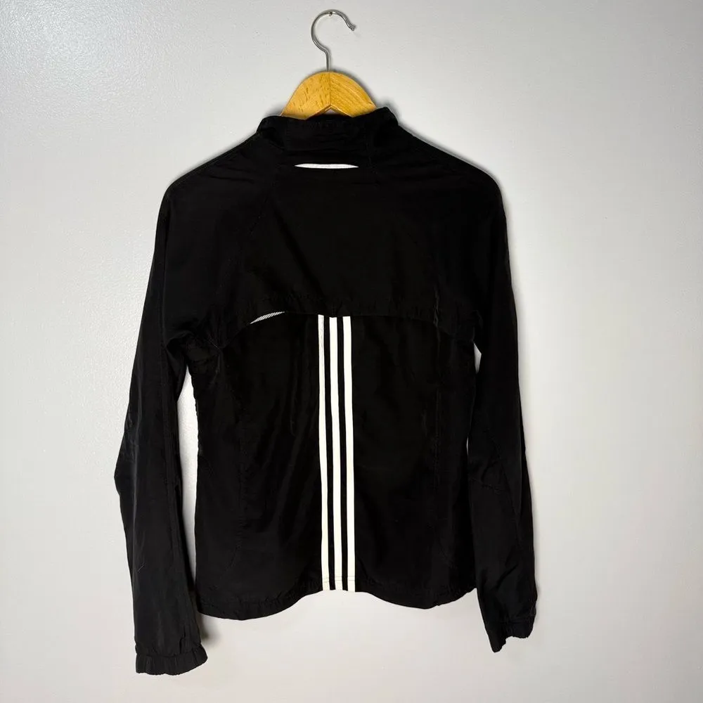 Adidas  Black Windbreaker Jacket | S - Image 3