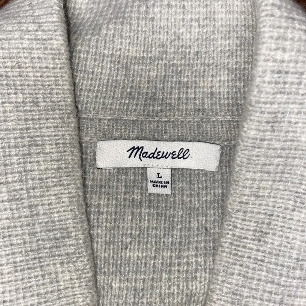 Madewell Wool Cardigan SIZE L - Image 3