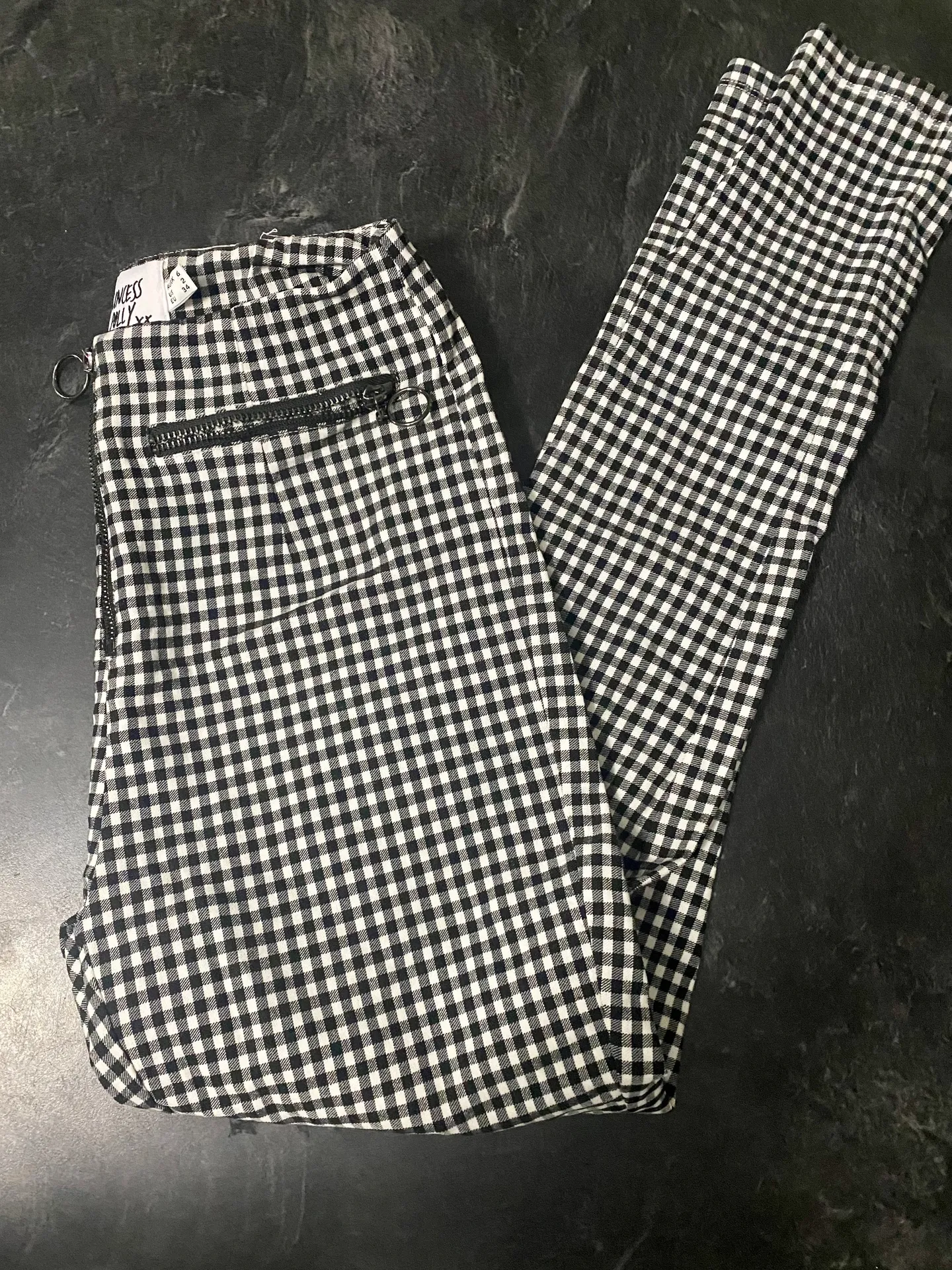 Process Polly Gingham Zipper Pant - Image 3