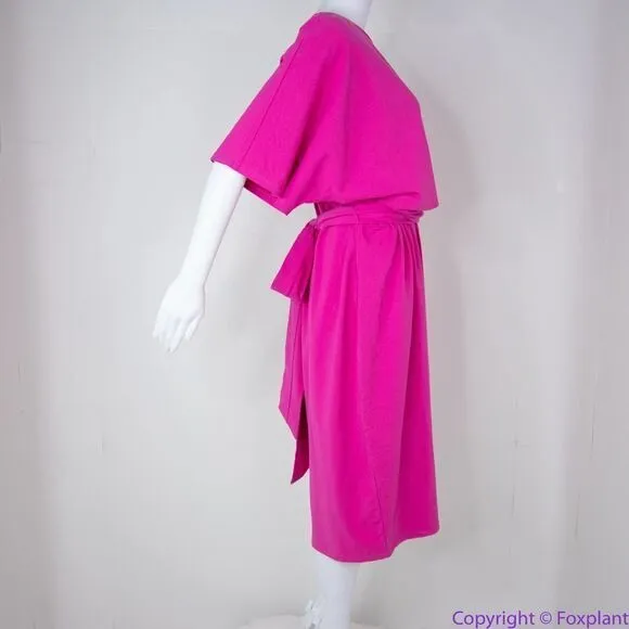 NEW Eloquii Barbie Pink Cross Front‎ Flutter Sleeve Dress, size 20 - Image 16