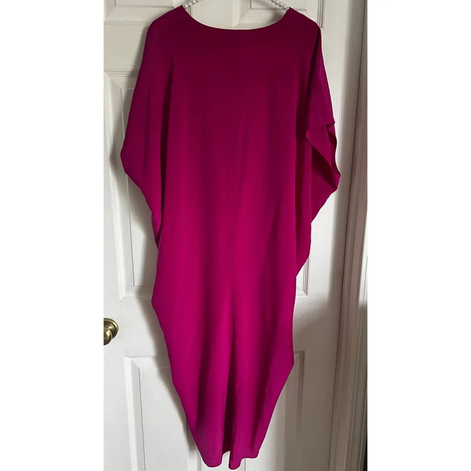 HATCH Maternity The Riviera Dress in Pink Punch OS one size P Red - Image 2