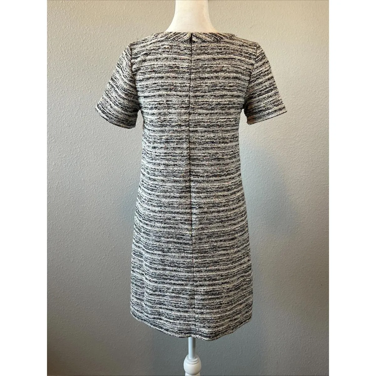Loft Tweed Mini Dress Gray Size XS - Image 3