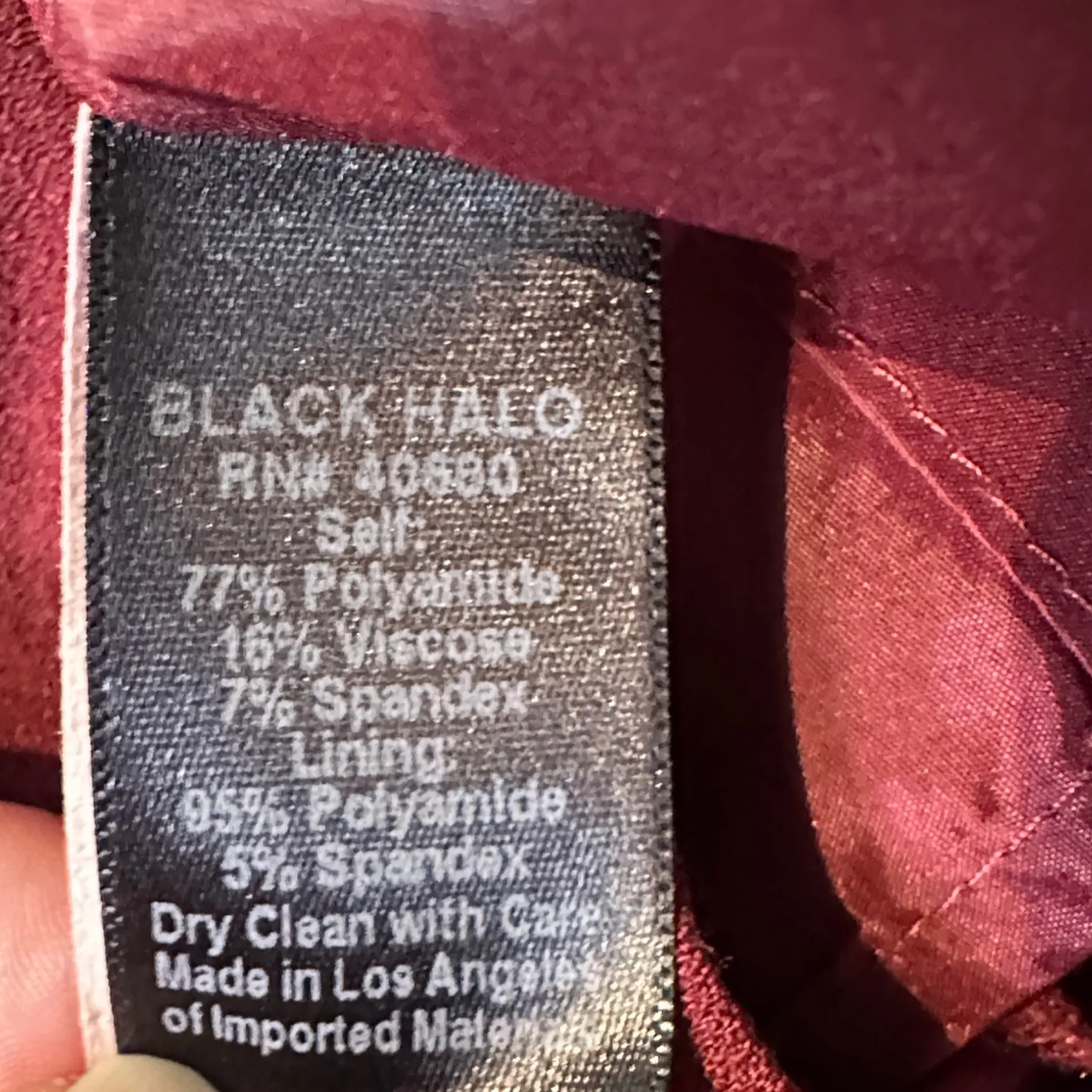 Black Halo Janie Bryant Red Sheath‎ Dress Cap Sleeves Catherine 2 - Image 10