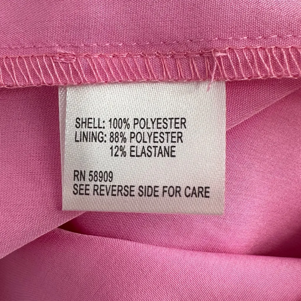 Gianni Bini Tammy Cosmos Printed Chiffon Ruffle V Neck Midi Dress size 10 NWT - Image 12