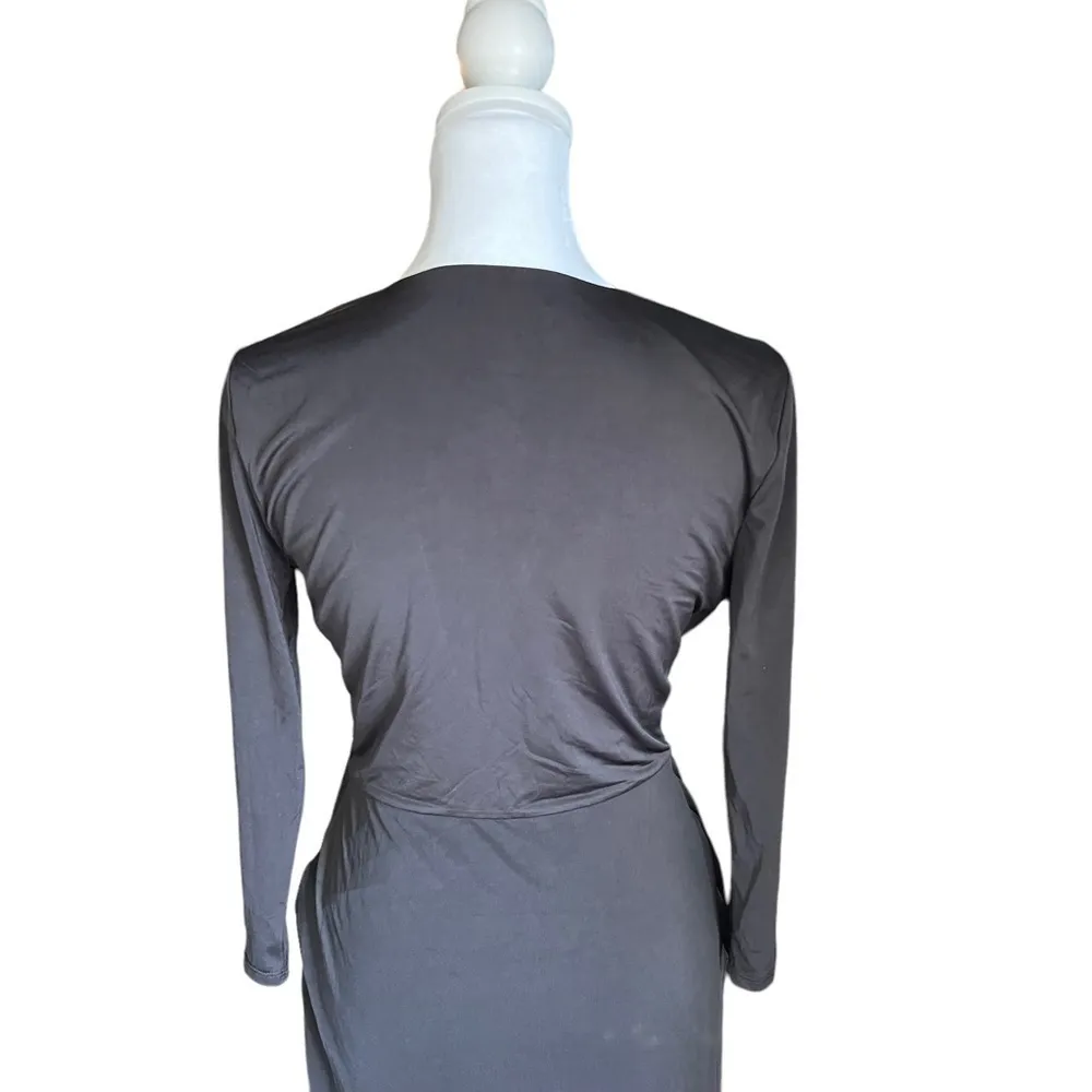 Lovers + Friends - Sundance Maxi Long Sleeve Knotted Dress Sz S - Image 8