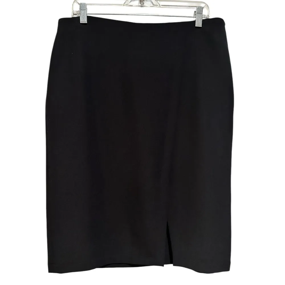 NIC + ZOE Elegant Careerwear Black Pencil Skirt - Image 2