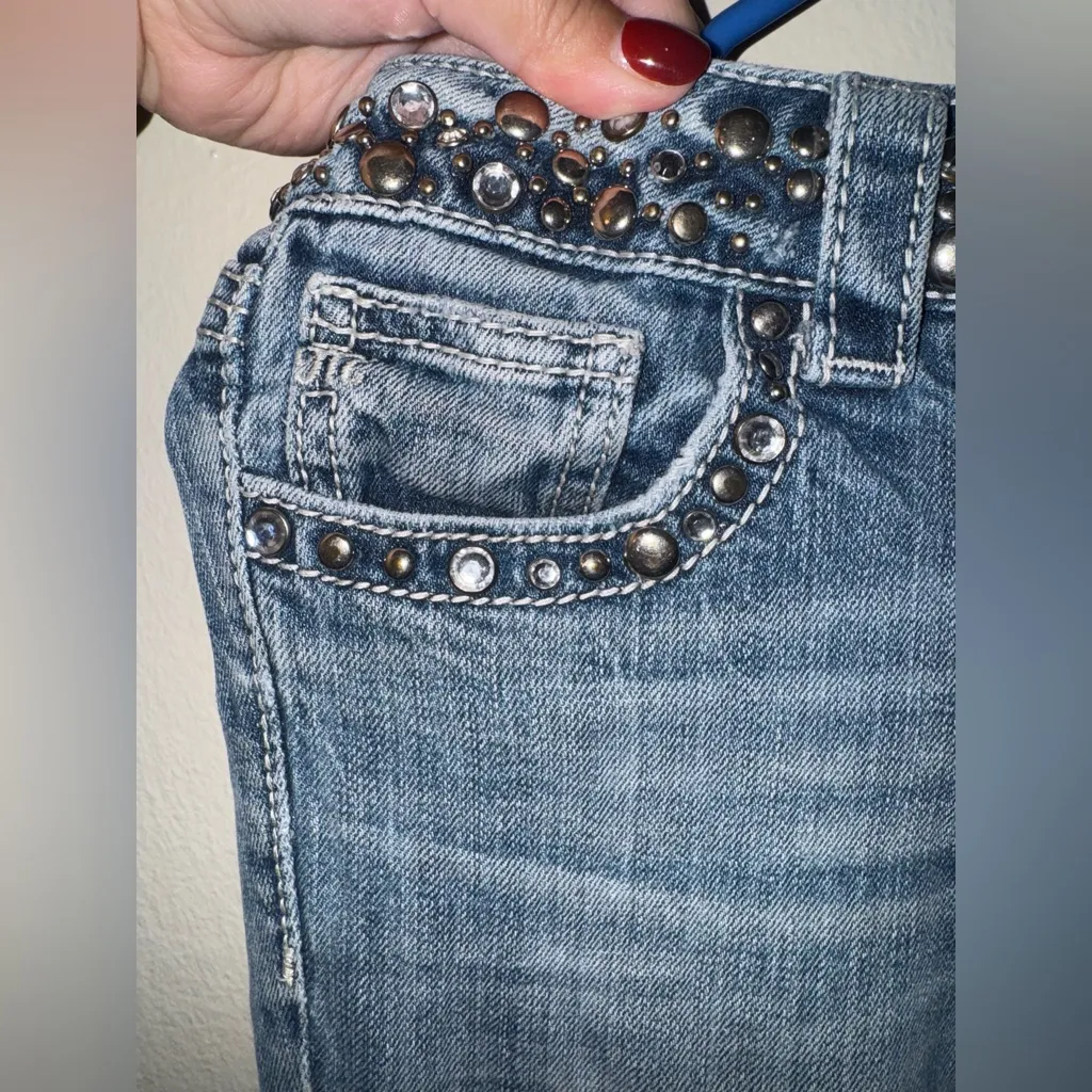 Miss Me Jeans Black Studded Style - Image 7