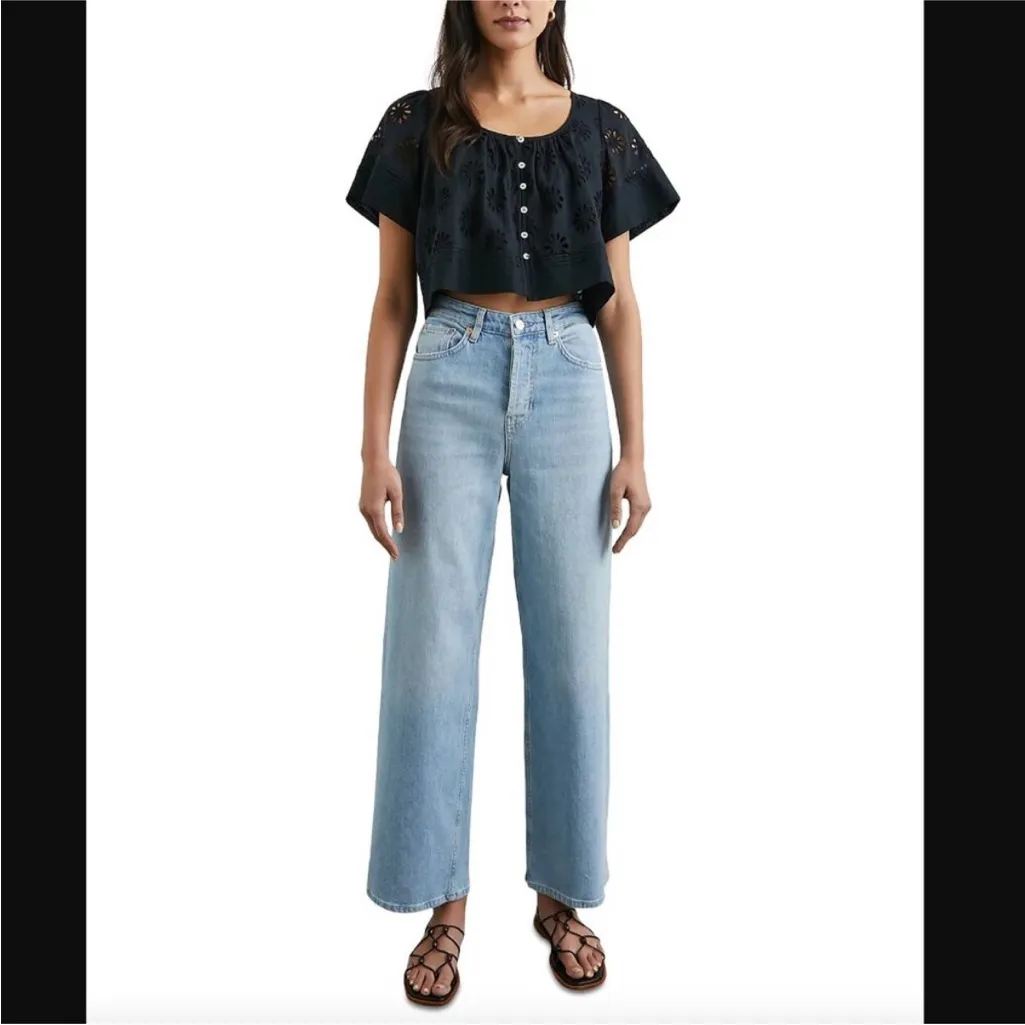 Rails Bambina Eyelet Crop Top - Image 6
