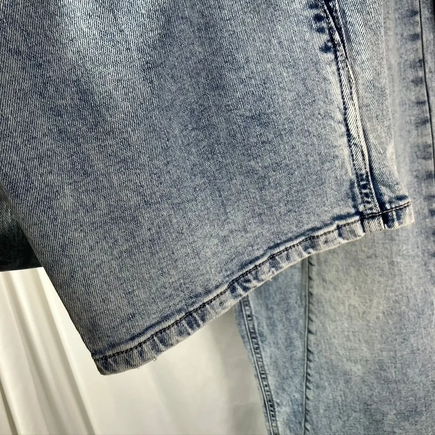 VERSONA Modern Wide Leg Jeans Women's Size 10 Light Wash High Rise Denim - Image 6