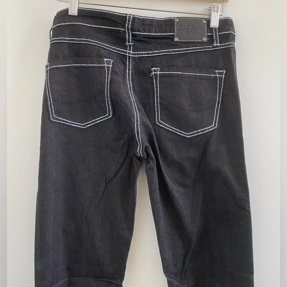 Red Rivet Black Bootified Stretch Pull On “Jean” Leggings Size M New With Tag Size M - Image 8