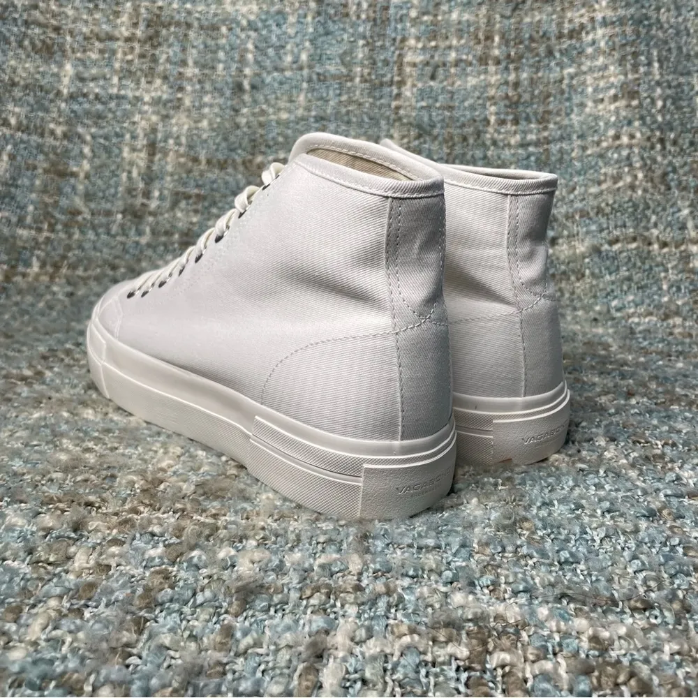 Vagabond Shoemakers Teddie Textile High-Top Sneaker in White - Image 3