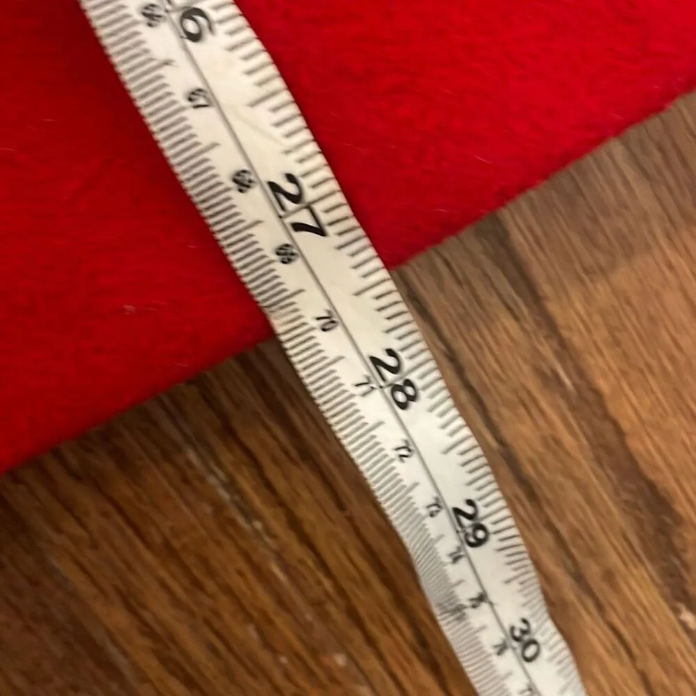 Vintage Harve Benard 100% wool red single button blazer M - Image 4