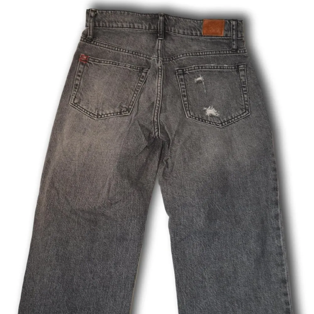 BDG- Urban Outfitters Slim Straight Distressed Black Jeans 25 - Image 3