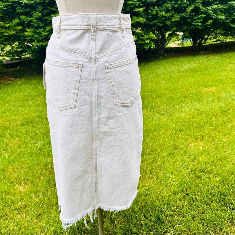 🌹HP🌹Free People
Mambo Slit Denim Midi Skirt - Image 11