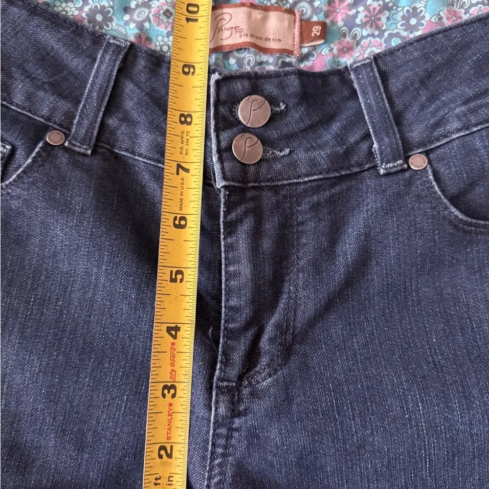 Paige Hidden Hills Bootcut Dark Wash Jeans Womens Size 29 - Image 8