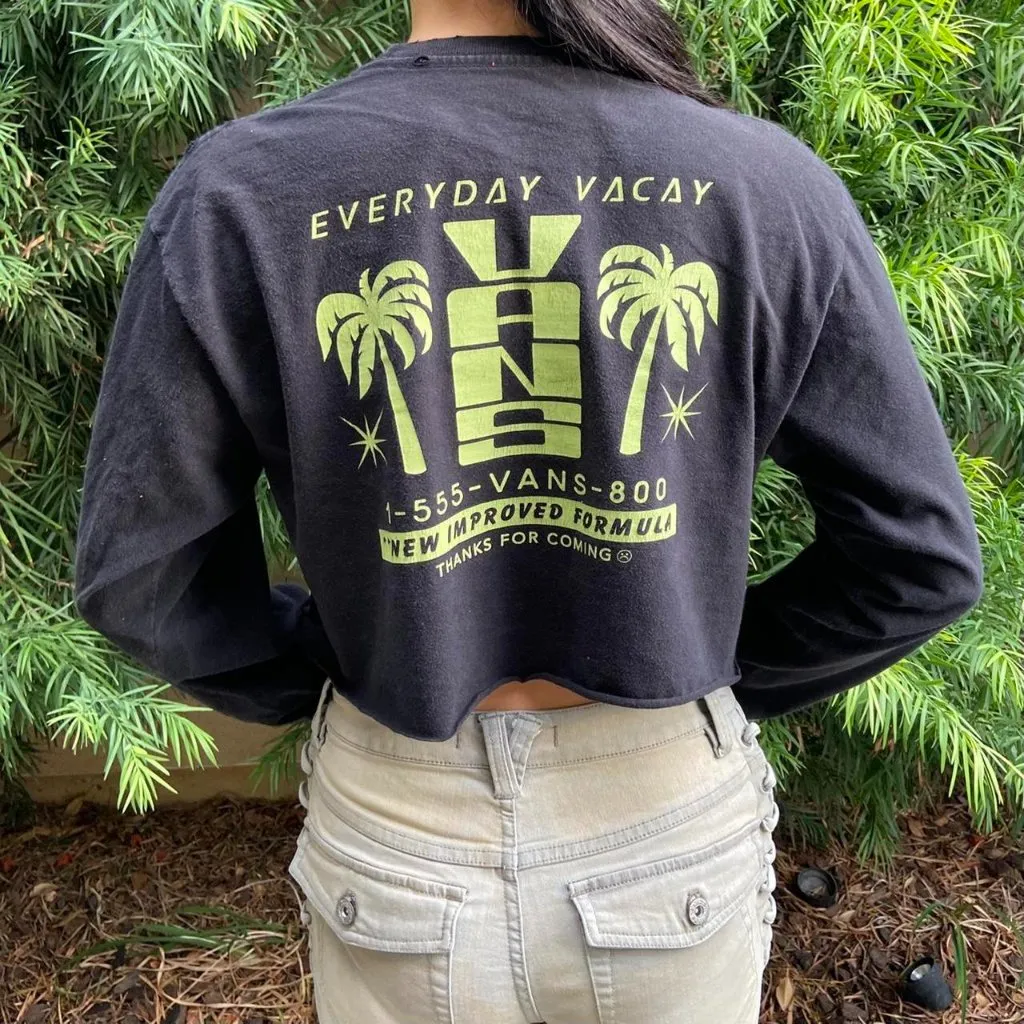 Vans Off The Wall Crop Top - Image 2