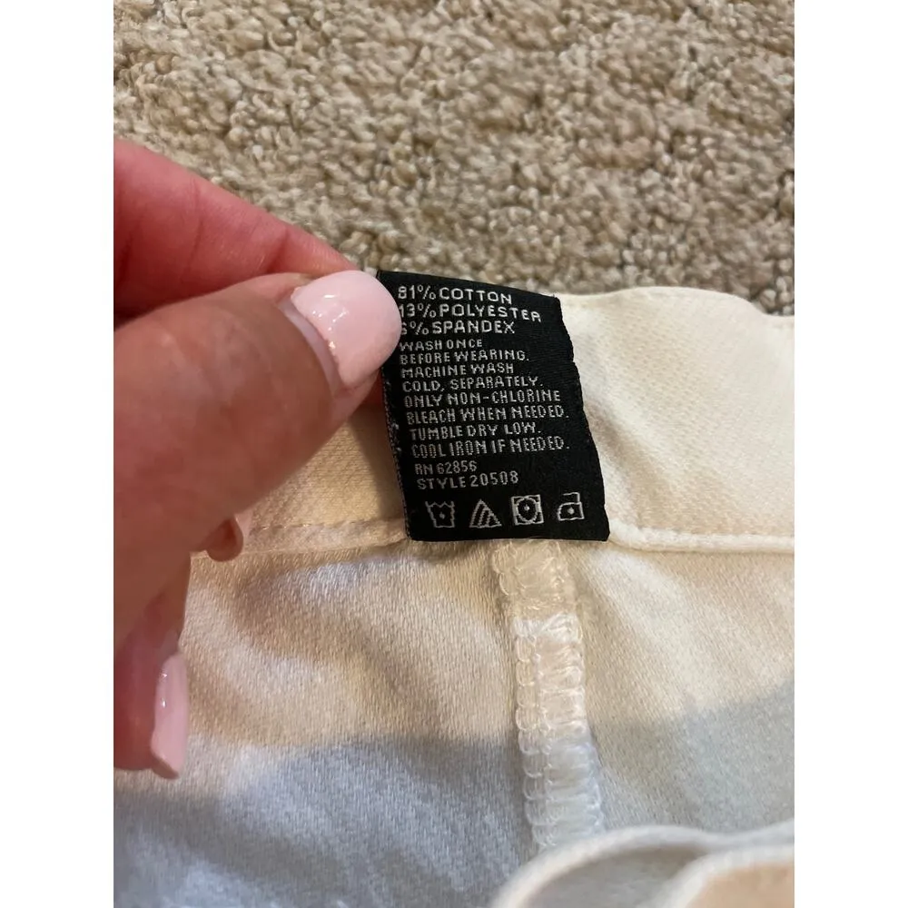 Hue White Ultra Soft Denim High Waist Skimmer Pants XL - Image 4