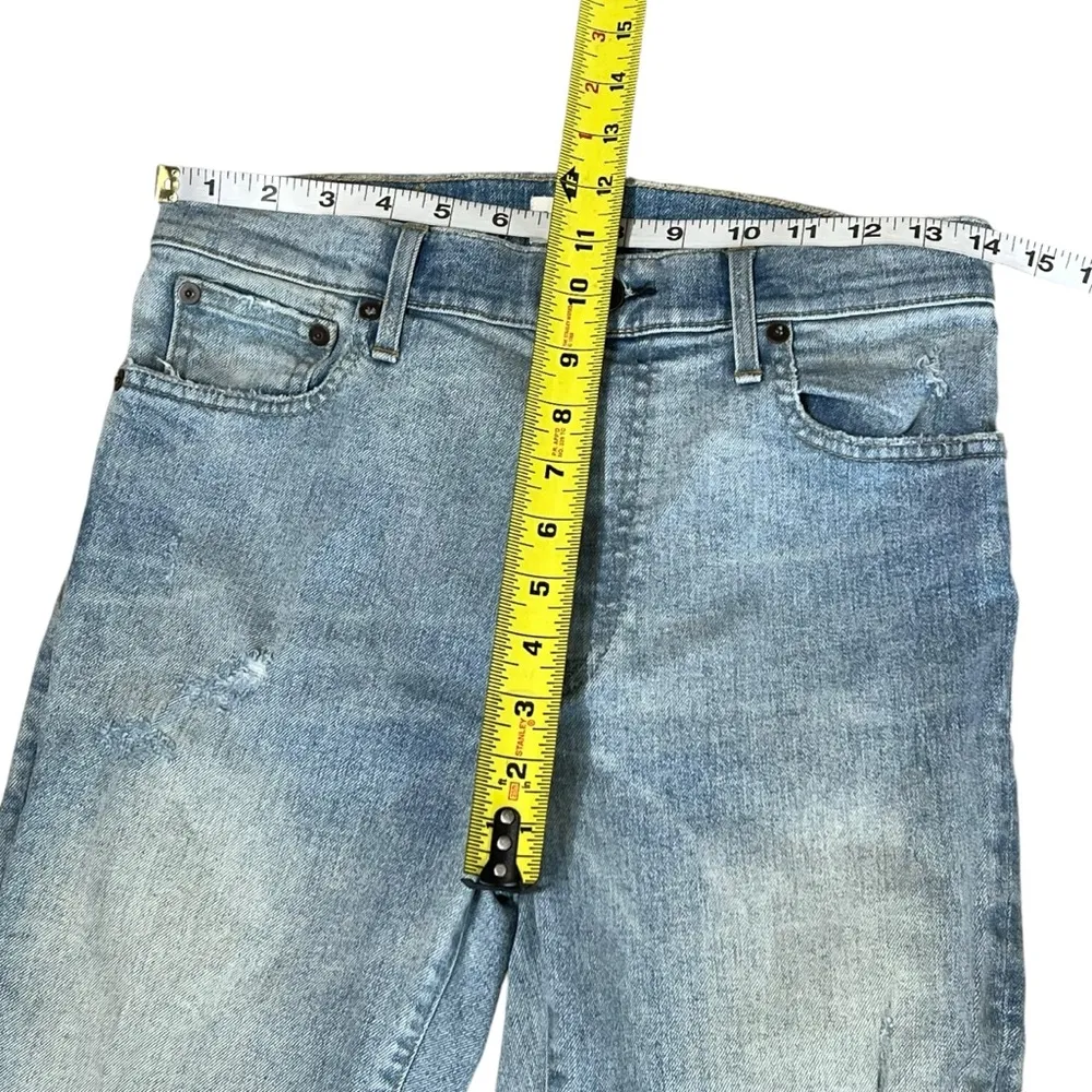 Able Denim JeansThe High Rise Skinny Distressed Blue Size 27 - Image 9