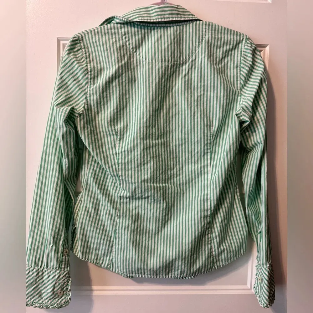 Lilly Pulitzer Striped Button Down Shirt Size 6 - Image 2