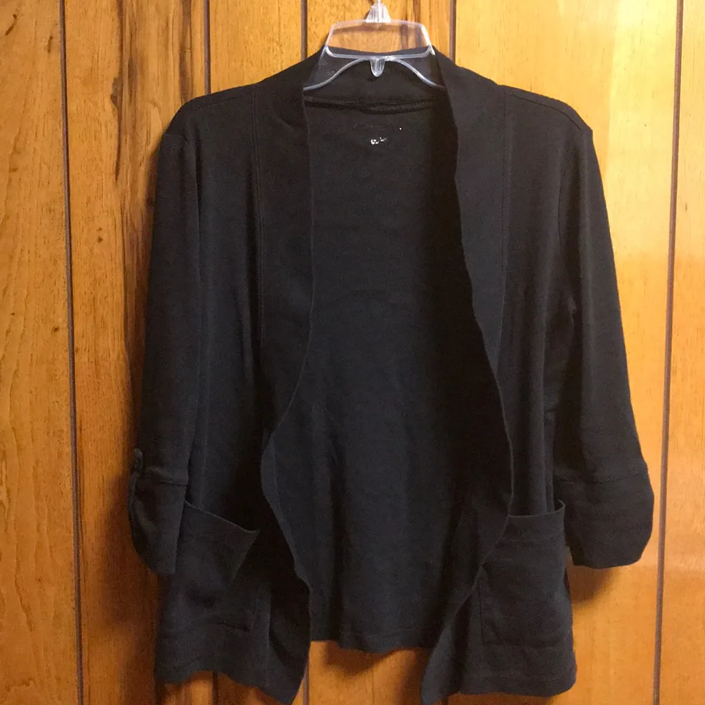 Kim Rogers Black Cardigan Sweater - Image 3