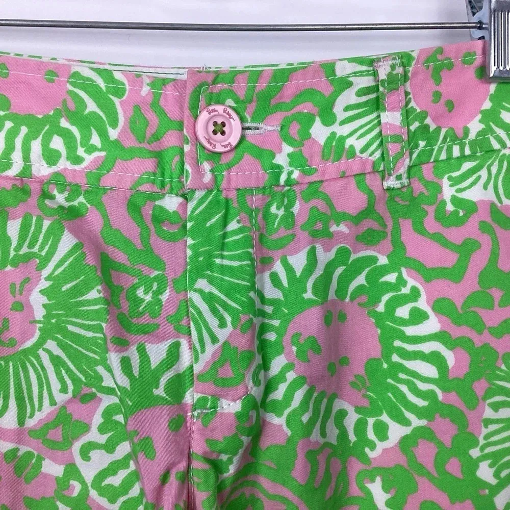 Lilly Pulitzer Sunnyside Lion Print Callahan Short Size 6 - Image 4