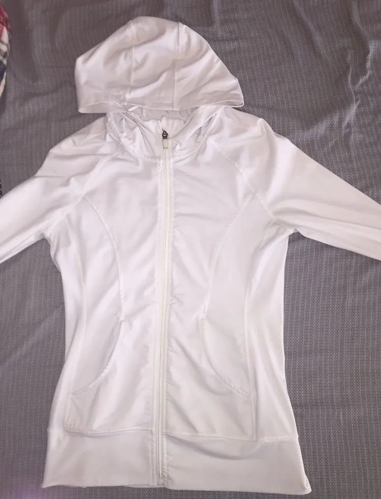 White Athletic Jacket  - Image 2