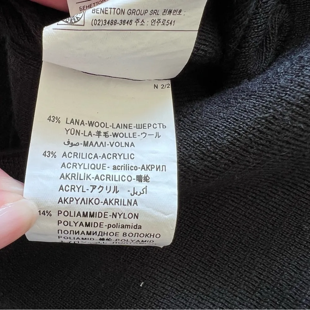 United Colors of Benetton Sleeveless Sweater Dress - Image 8