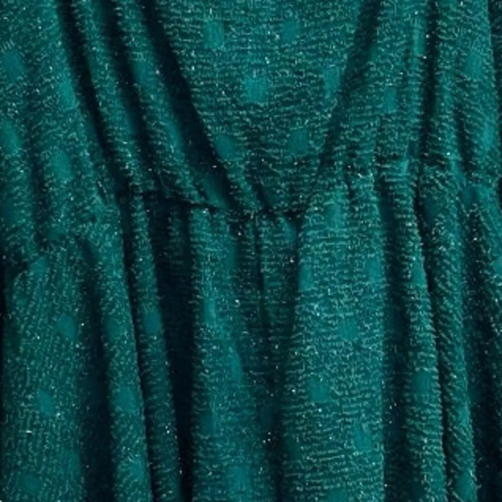 BLOOMCHIC Green Shimmery Elastic Waist Top Size 18/20 - Image 3