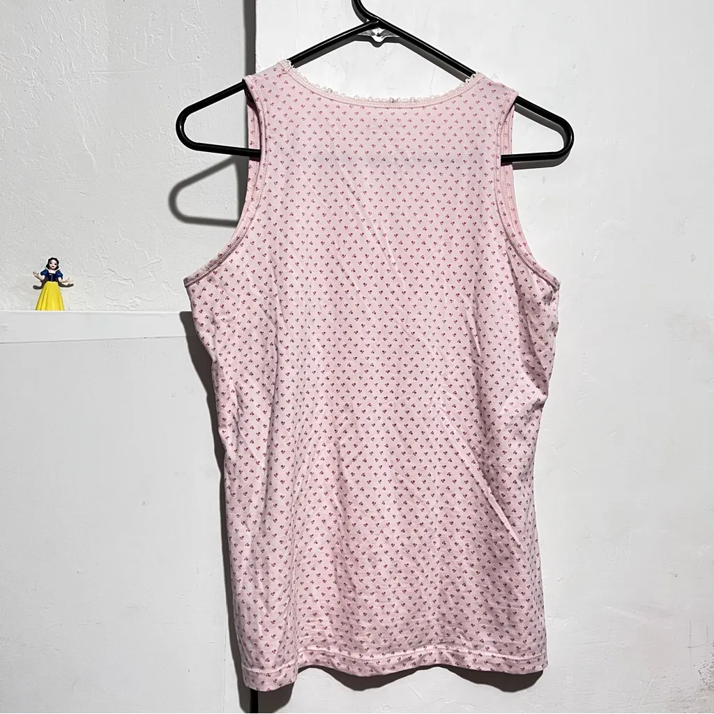 Cuddle Down sleep wear cami tank tops Pink Size L - Image 3