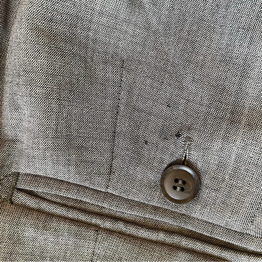 MaxMara Wool Mohair Blend Minimalist Euro Chic Wide Leg Low Rise Trousers 6 - Image 5