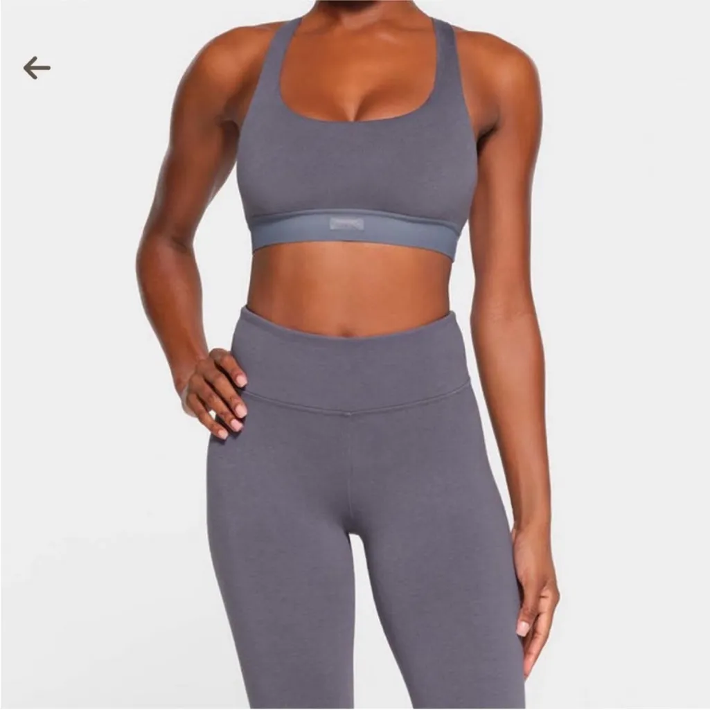 Skims‎ Outdoor Racerback Bralette Steel Blue size L NWT - Image 2