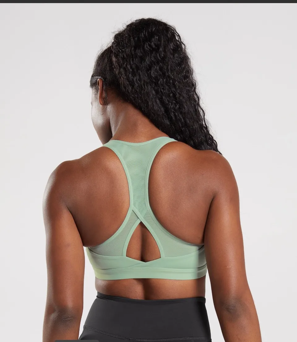 crossover sports Bra Green NWT - Image 5