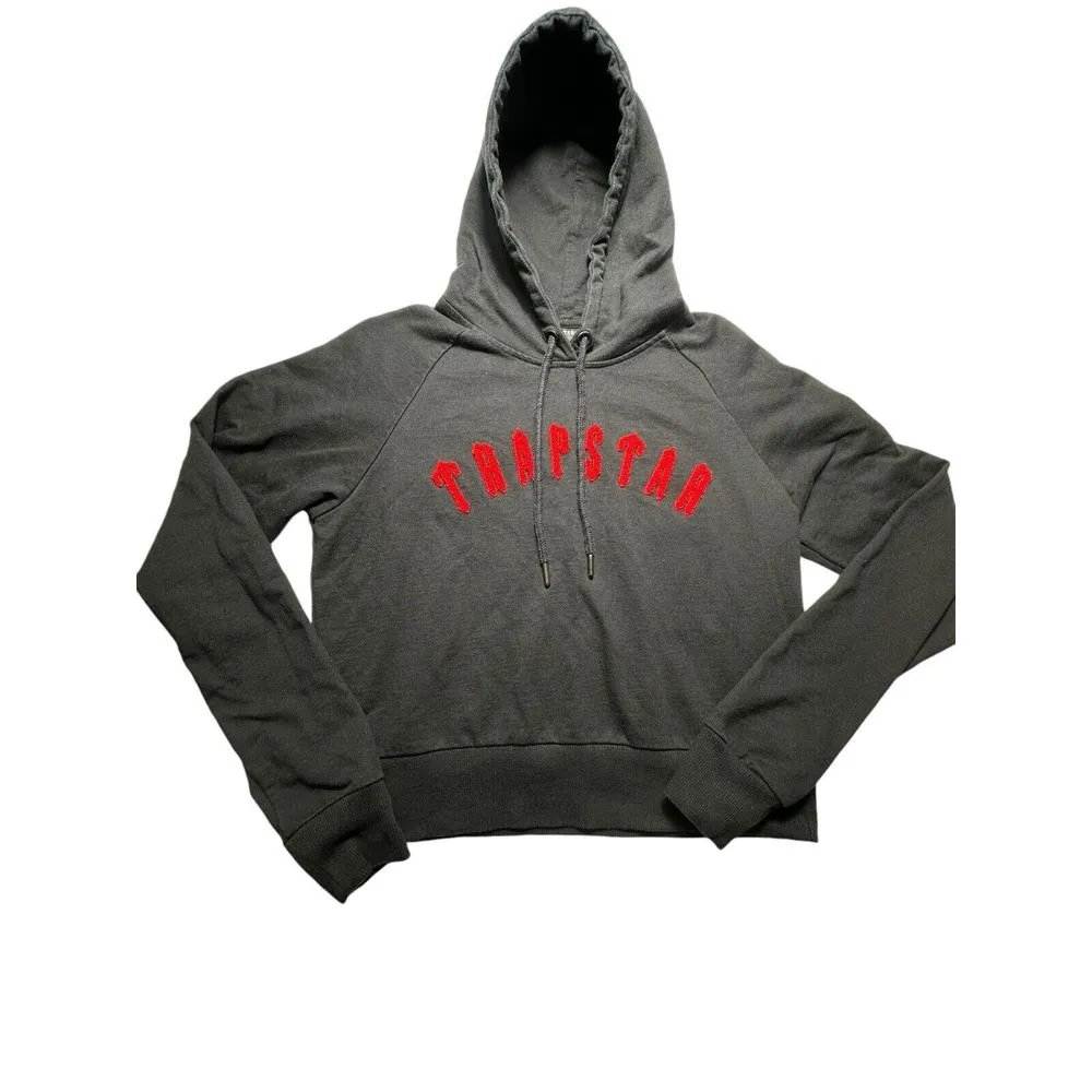 Trapstar Arch Tracksuit Size Large Black Red Hoodie Joggers Athleisure #Y5 - Image 2