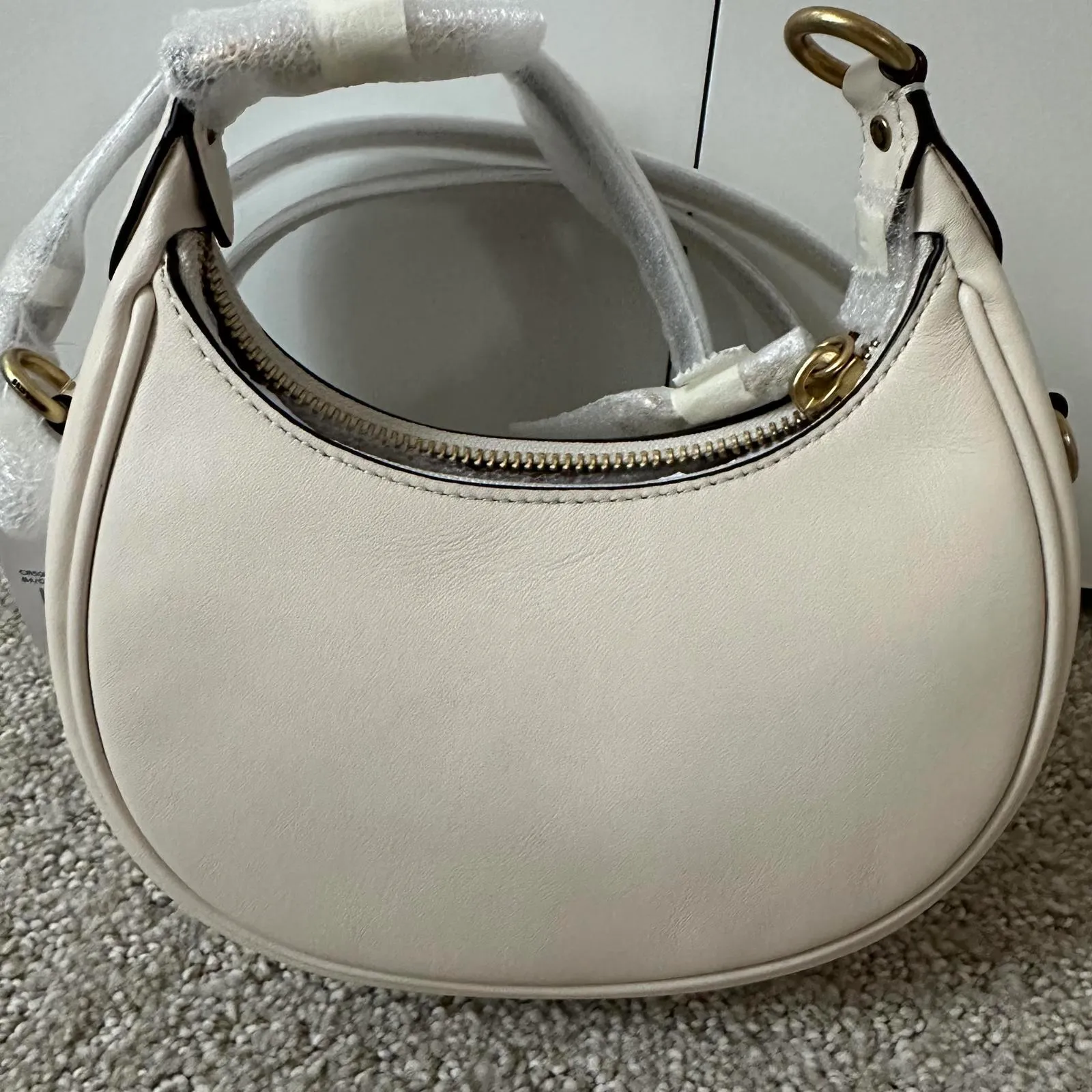 Coach Jonie Bag CR508 Smooth Leather/Brass/Chalk NWT - Image 7