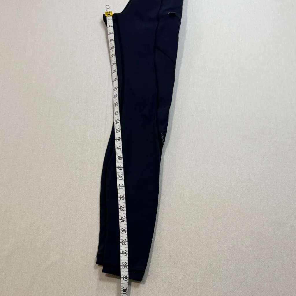 Lululemon  athletica Navy Leggings with Zipper Accents - Image 3