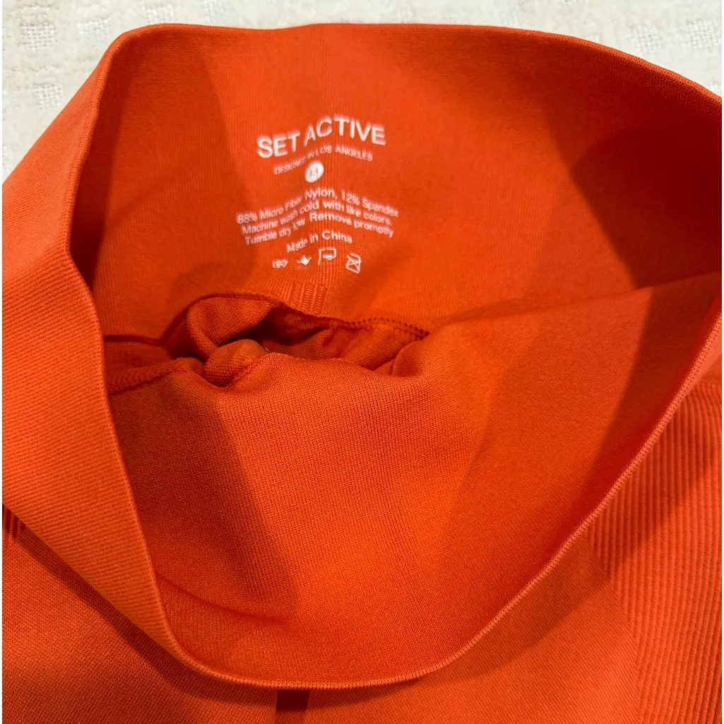 SET Active Sculptflex Leggings, Guava. EUC! - Image 5