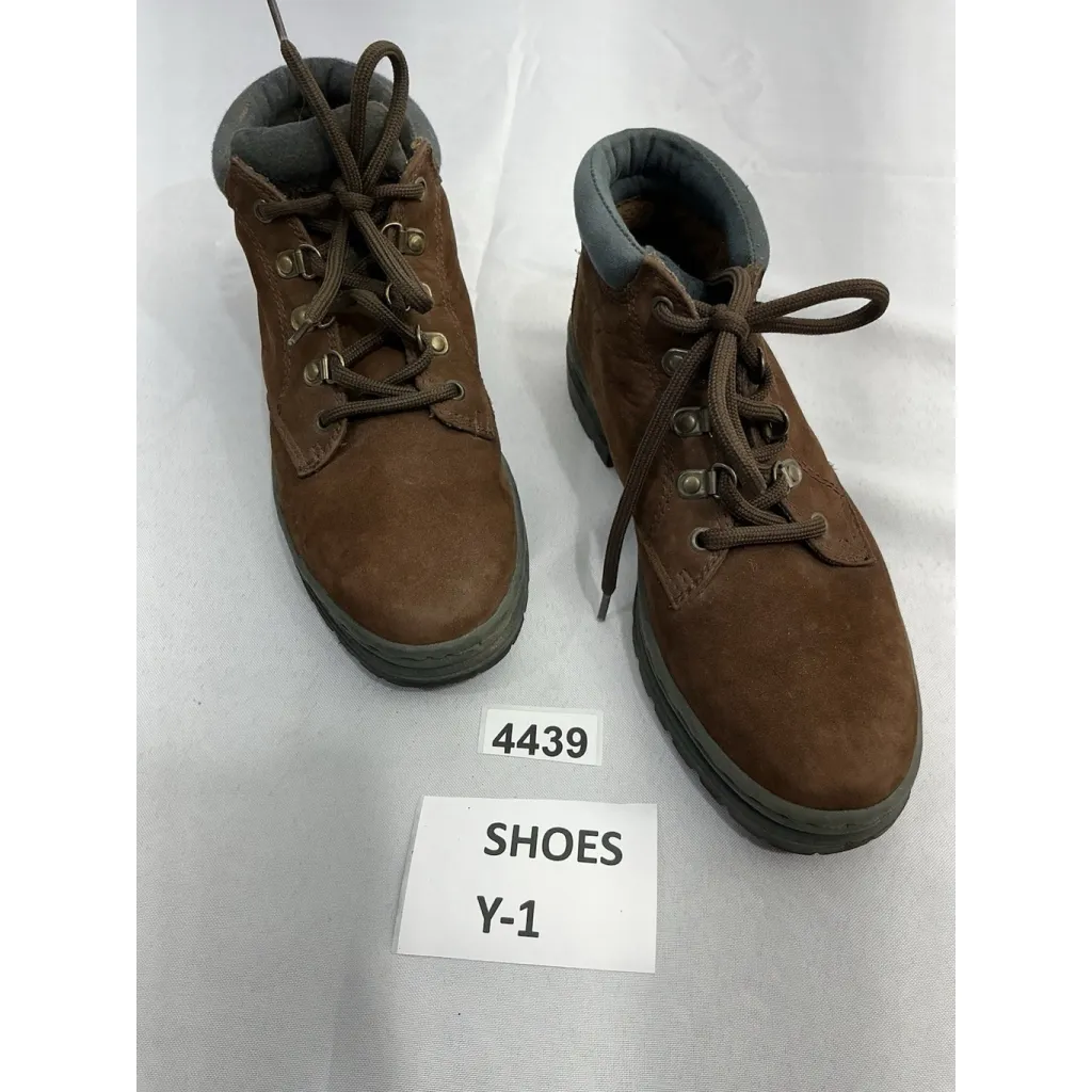 Womans American Eagle Hampton Hiking Boots 7 Brown Lace Up Ankle Height - Image 2