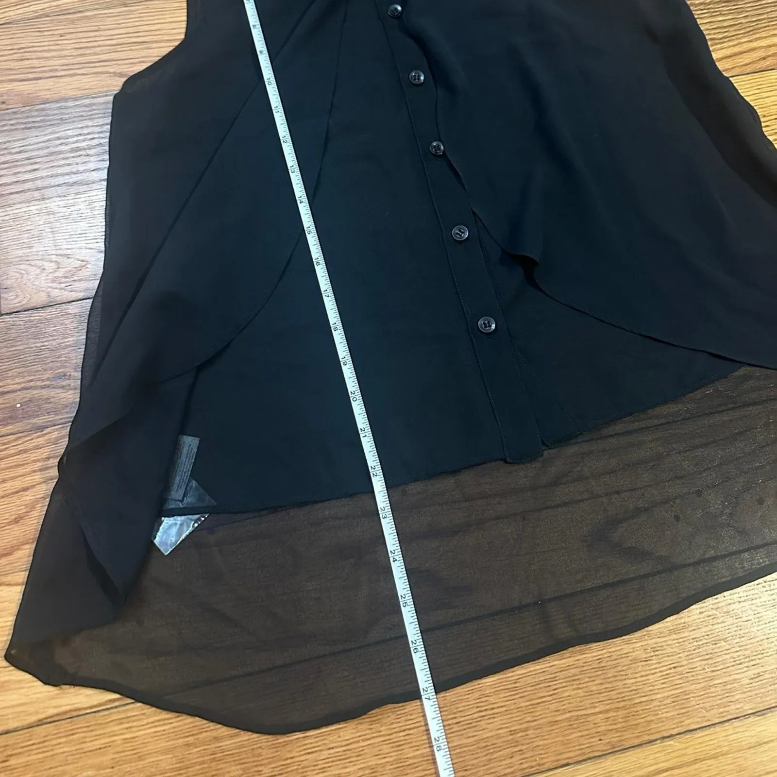 Black sheer bcbgeneration blouse - Image 6