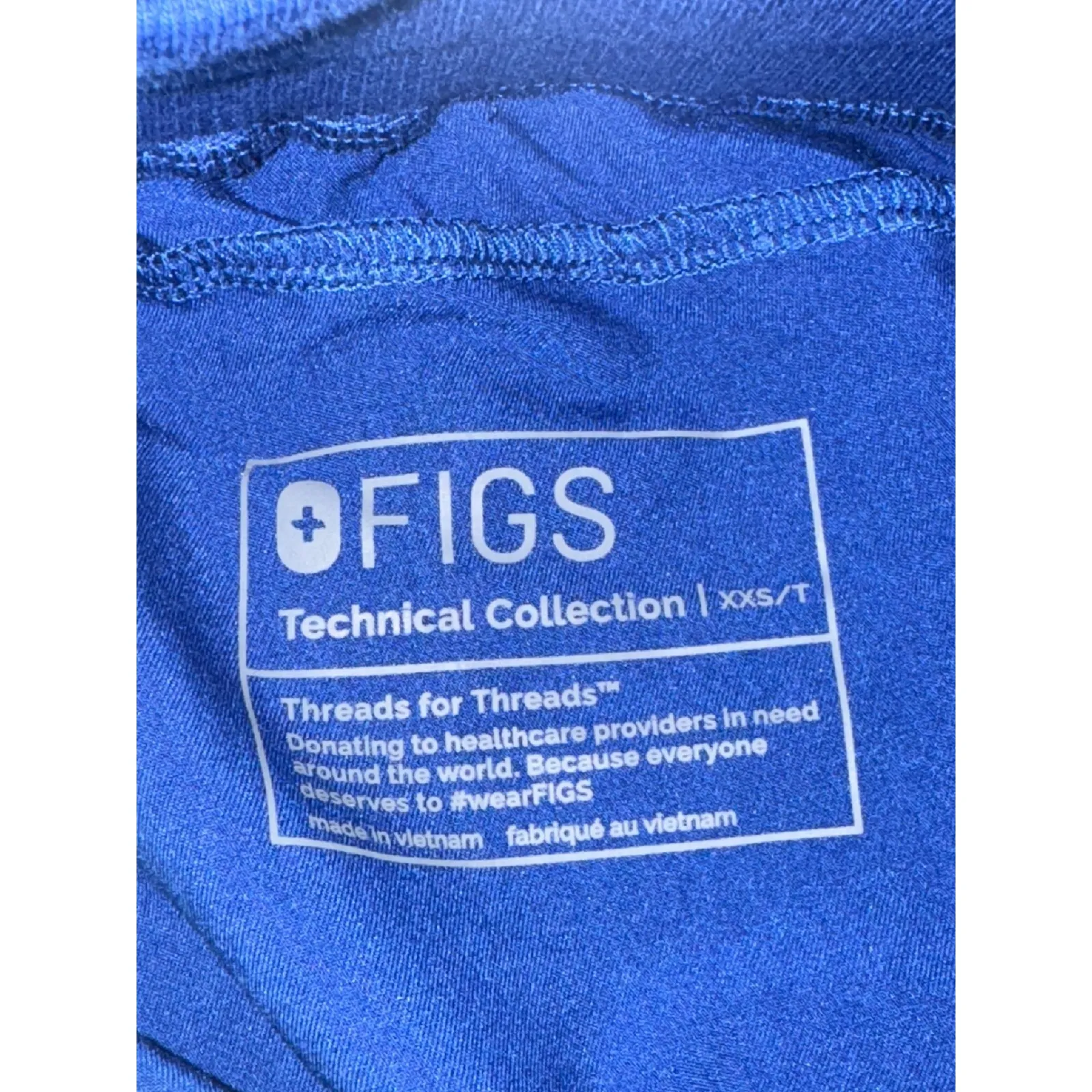 FIGS Boston Slim Tall Jogger Scrub Pants Royal Blue Women's XXS Bundle of 2 NWT - Image 9