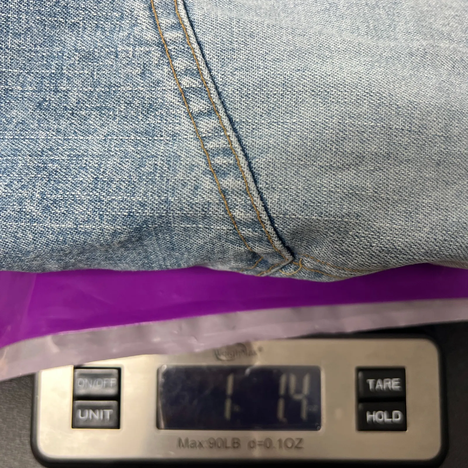 Arizona Y2K Vintage Juniors Denim Button Down Shacket Size Medium Breathable - Image 6