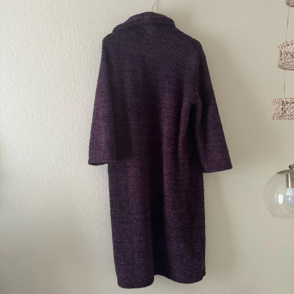 Barefoot Dreams Purple Cozychic Long Robe Size 1 Missing Belt - Image 5