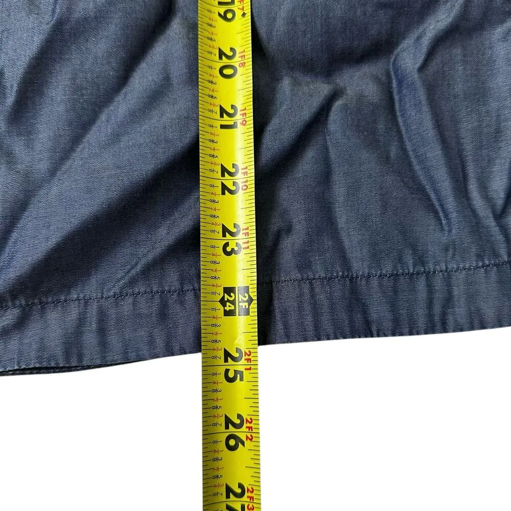 Banana Republic Blue Cold Shoulder Top WOmenBlouse Size Small | 37-45 - Image 6