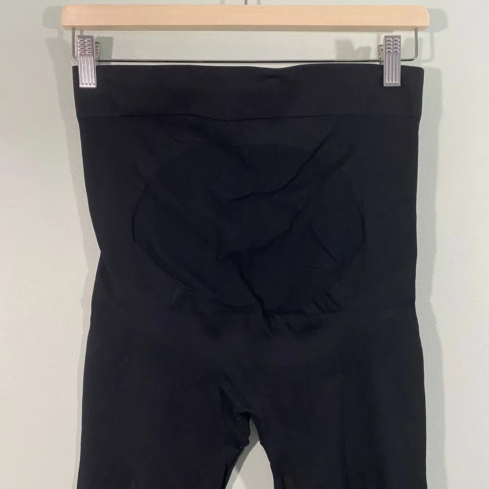 Blanqi Women Black Full Coverage Compression Maternity Leggings Size S - Image 5